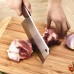 7-inch Blade Japanese  Stainless Steel Bone Chopper Butcher Knife Heavy-Duty Meat Cleaver  knife with Wooden Handle
